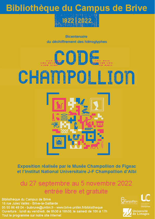 Affiche code Champollion