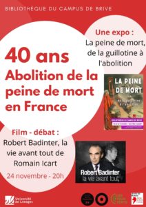 40 ans de l'abolition de la peine de mort en France